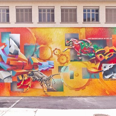 "Together" | Lucerne / Switzerland | 1997 | © DAIM, MATE | Courtesy: Schule für Gestaltung Luzern | Photo: MRpro