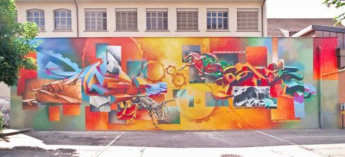 "Together" | Lucerne / Switzerland | 1997 | © DAIM, MATE | Courtesy: Schule für Gestaltung Luzern | Photo: MRpro