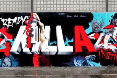 "ReadyKillainstinct" | Hamburg / Germany | 1994 | for "Readykill" (Germany) and "Killainstinct" (UK) | © HESH, PANIC, DAIM | Photo: MRpro