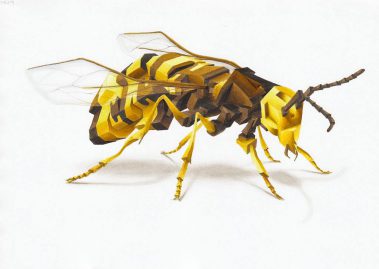 "DAIMwasp" | marker on paper | 29,7 x 42 cm | 1997 | © DAIM