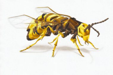 "DAIMwasp" | marker on paper | 29,7 x 42 cm | 1997 | © DAIM