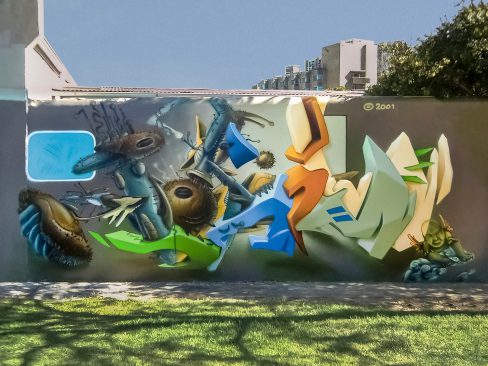 "Stuck together" | Sydney / Australia | 2001 | © SEAK, DAIM, CODEAK | Photo: MRpro