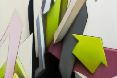 "AIM - exploration Gastein, Interpretation part 2" | Spraypaint on canvas |150 x 100 cm | 2011 | © Mirko Reisser (DAIM) | Courtesy: ReinkingProjekte | Photo: MRpro