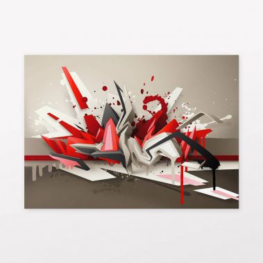 "Red Metal" | Poster | 70 x 50 cm | © DAIM