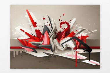 "Red Metal" | Poster | 70 x 50 cm | © DAIM